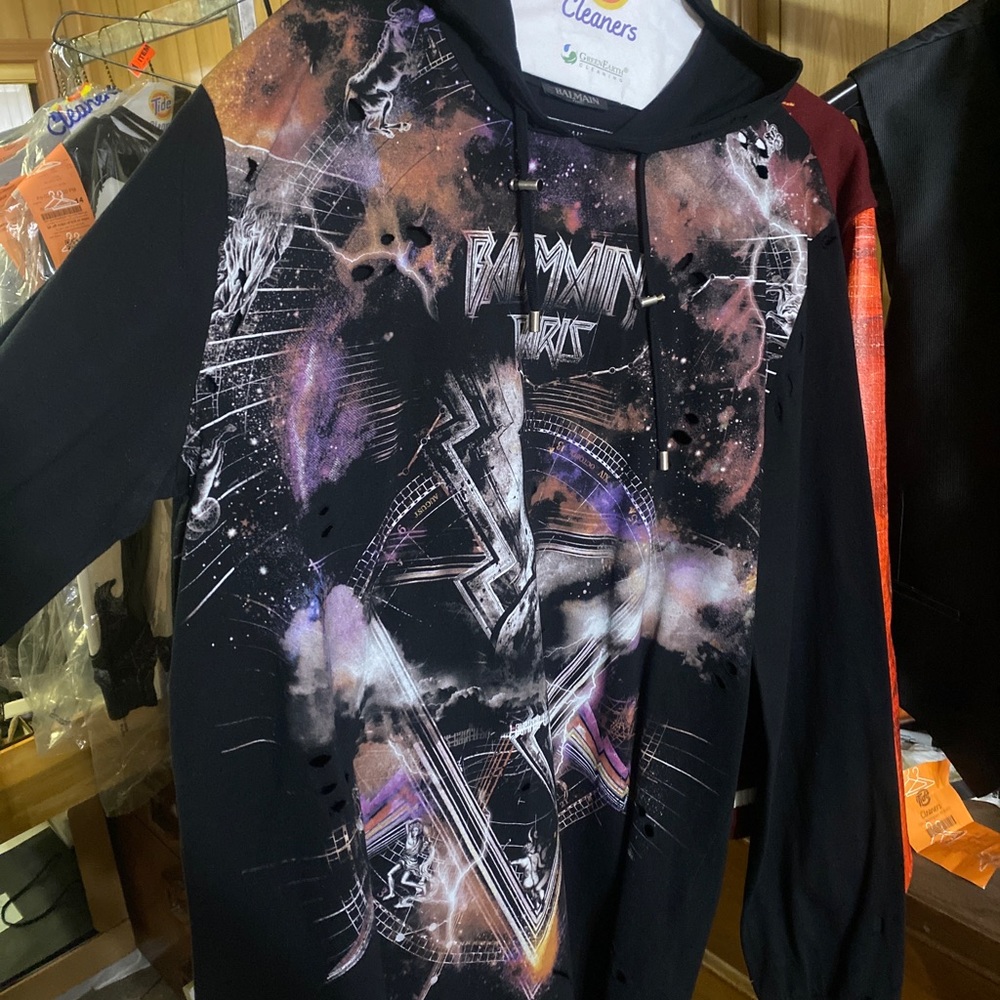 Balmain Zodiac AW18 Hooded Longsleeve 🔥